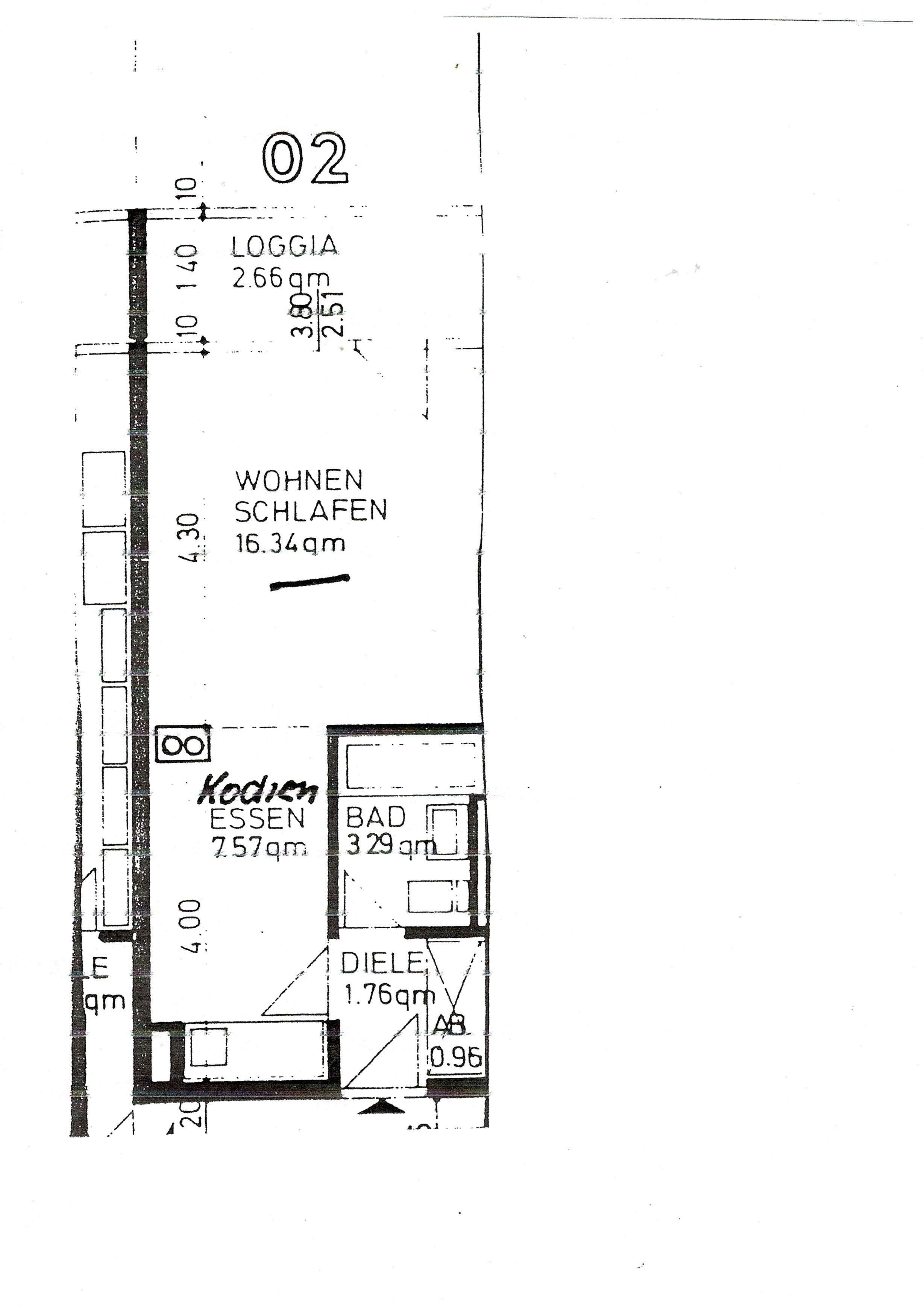 Thumbnail-Wohnung zum Kaufen in Wiesbaden 119.000,00 € 33 m²