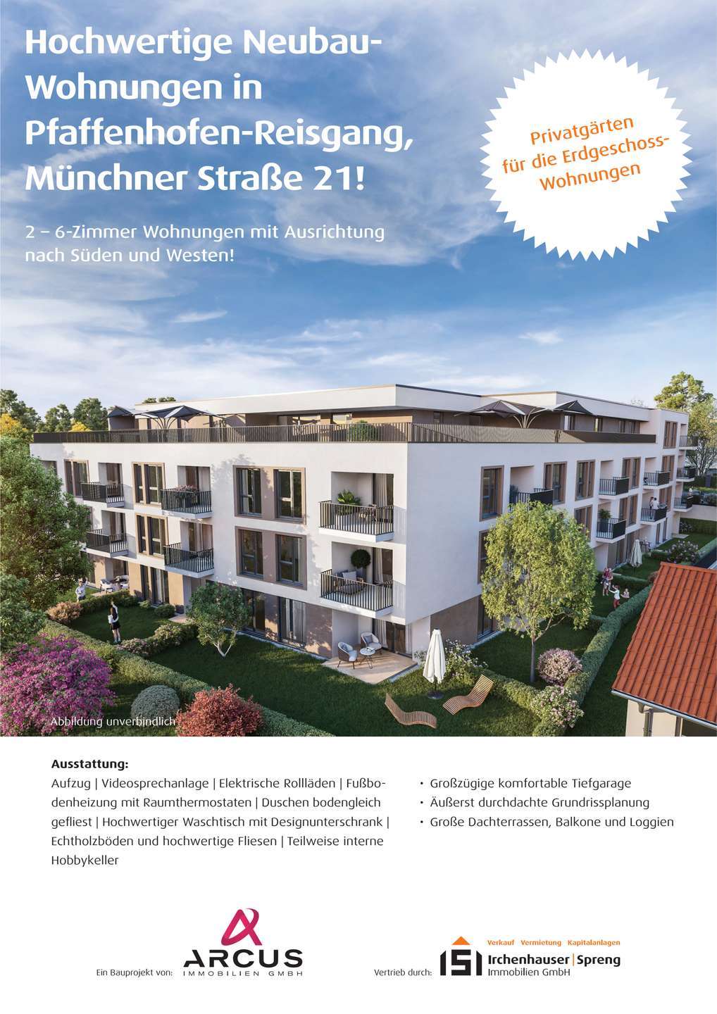 Thumbnail-Wohnung zum Kaufen in Pfaffenhofen an der Ilm 479.000,00 € 74.21 m²