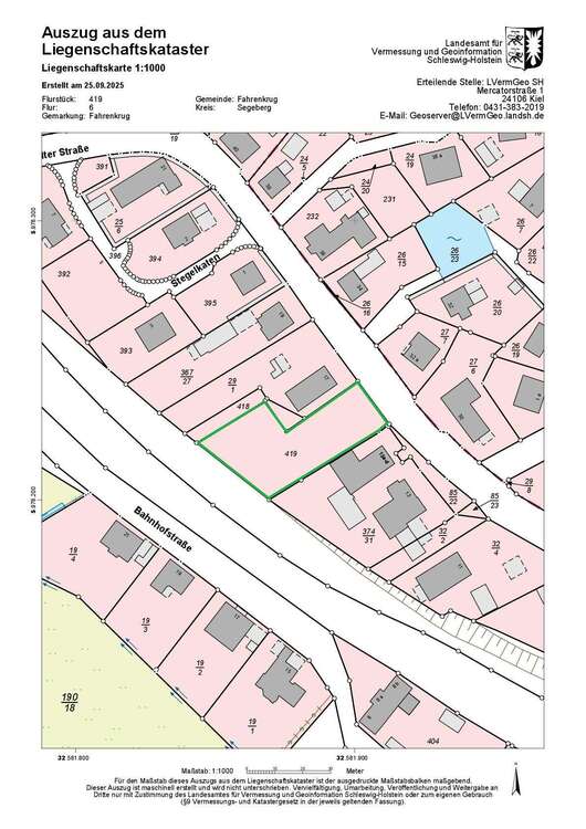 Thumbnail-Grundstück zu verkaufen in Fahrenkrug 199.000,00 € 1328 m²