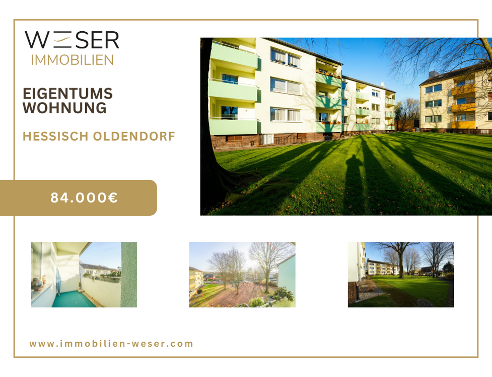 Thumbnail-Wohnung zum Kaufen in Hessisch Oldendorf 84.000,00 € 67 m²