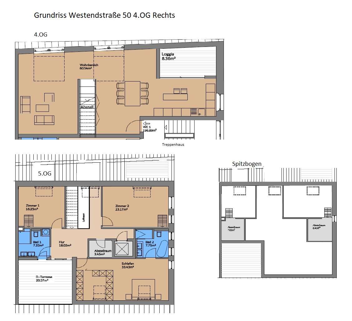Thumbnail-Wohnung zum Mieten in Frankfurt am Main 3.950,00 € 197 m²