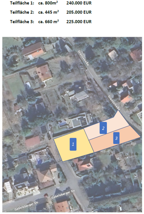 Thumbnail-Grundstück zu verkaufen in Weinböhla 225.000,00 € 660 m²