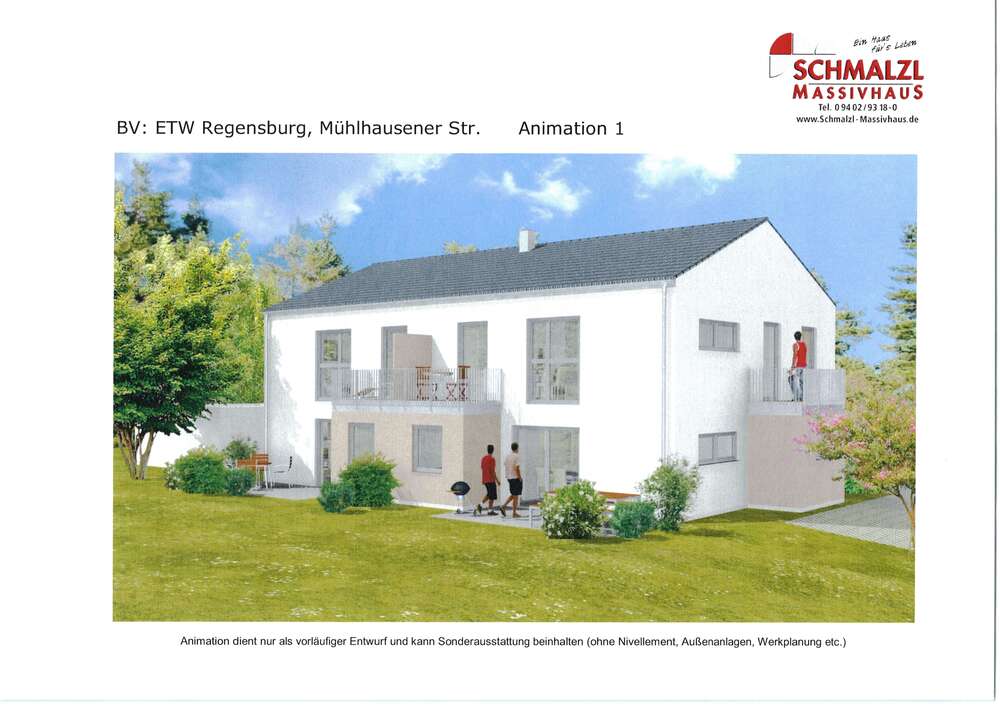 Thumbnail-Wohnung zum Mieten in Regensburg 899,00 € 57.7 m²