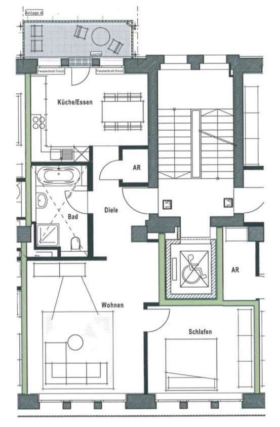 Thumbnail-Wohnung zum Kaufen in Nürnberg 325.000,00 € 73 m²