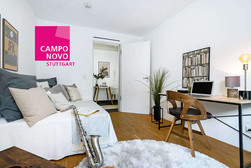 Thumbnail-Wohnung zum Mieten in Stuttgart 455,00 € 17.9 m²