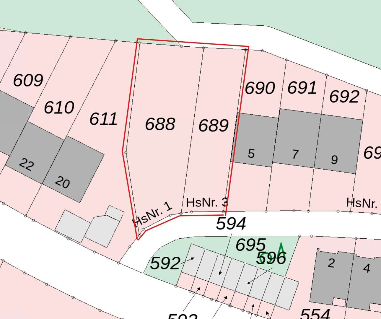 Thumbnail-Grundstück zu verkaufen in Netphen 9.000,00 € 717 m²
