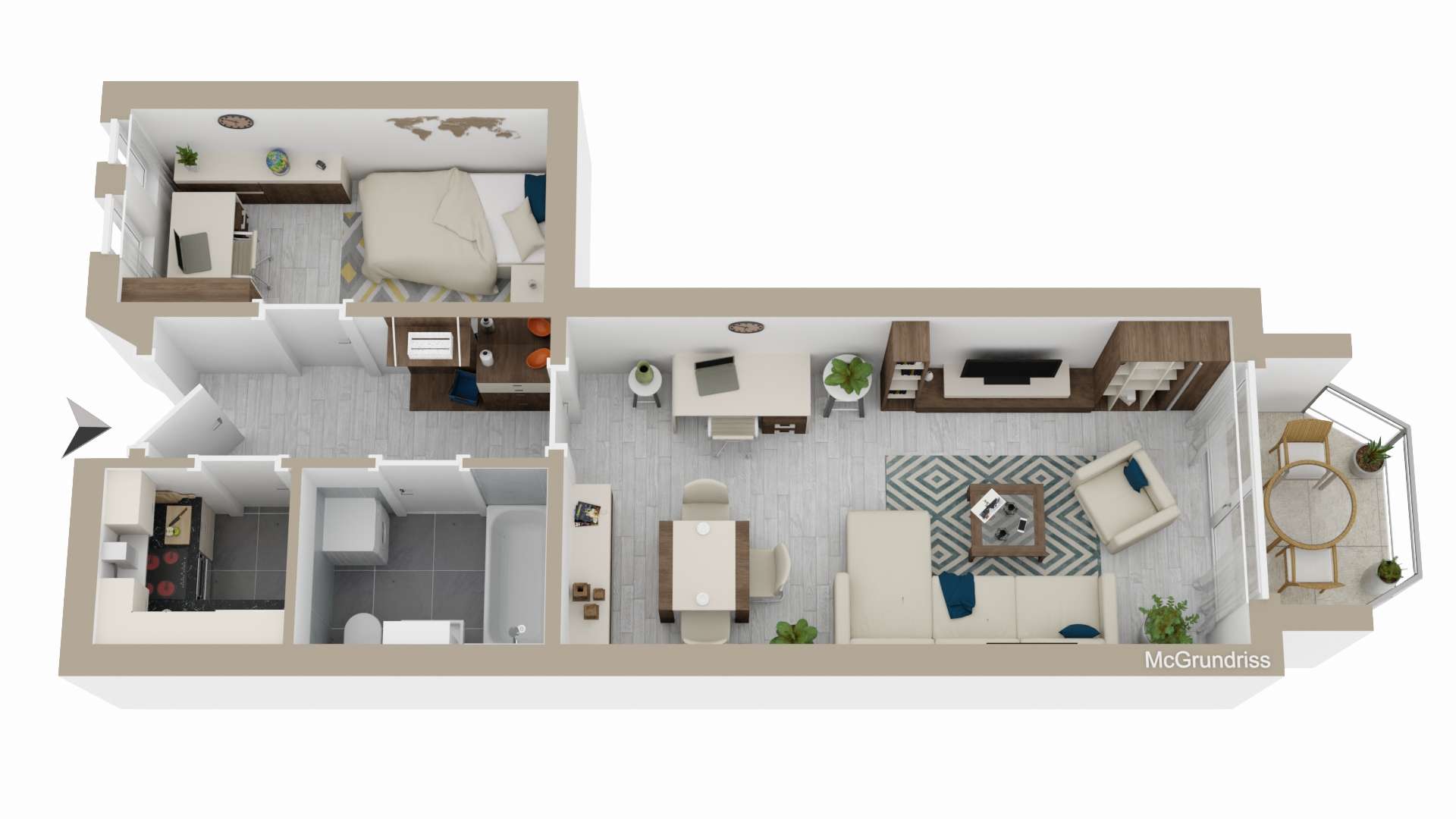 Thumbnail-Wohnung zum Kaufen in München 279.000,00 € 46 m²