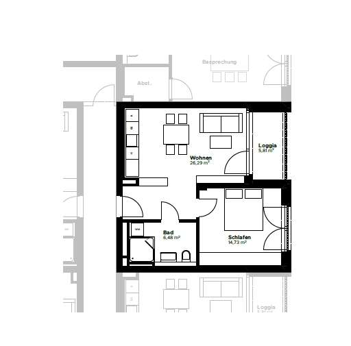 Thumbnail-Wohnung zum Mieten in München 1.760,00 € 50.39 m²