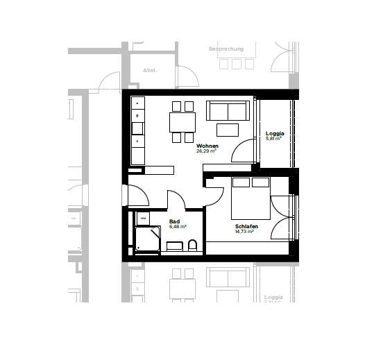 Thumbnail-Wohnung zum Mieten in München 1.750,00 € 50.58 m²