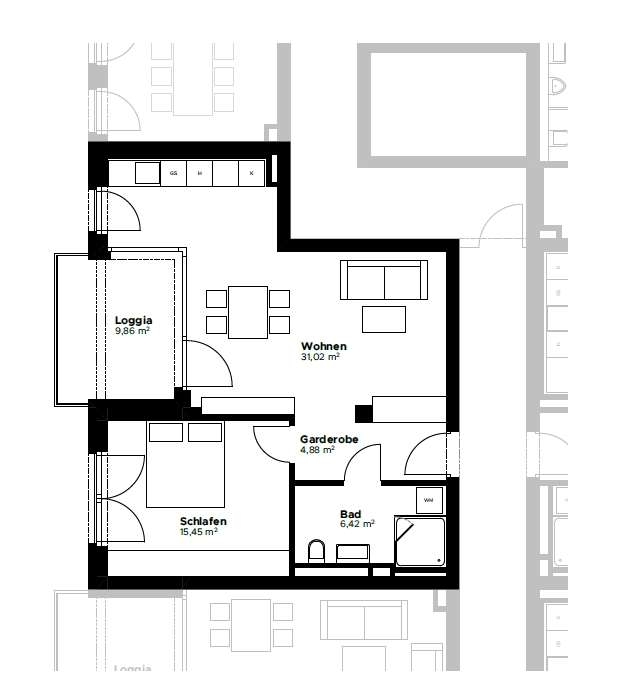 Thumbnail-Wohnung zum Mieten in München 2.150,00 € 62.9 m²