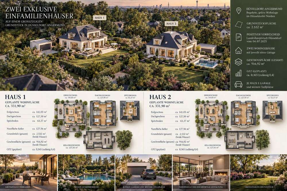 Thumbnail-Grundstück zu verkaufen in Düsseldorf 2.566.000,00 € 2532 m²