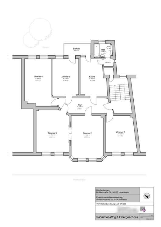 Thumbnail-Wohnung zum Mieten in Hildesheim 1.245,00 € 138 m²