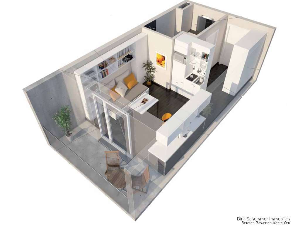 Thumbnail-Wohnung zum Kaufen in Freiburg 175.000,00 € 27 m²