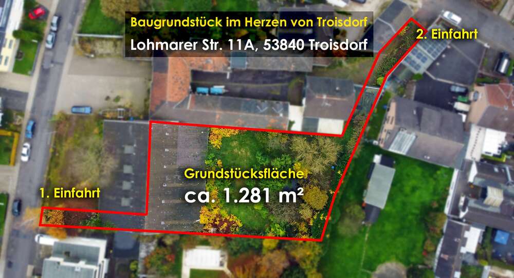 Thumbnail-Grundstück zu verkaufen in Troisdorf-Mitte 850.000,00 € 1281 m²