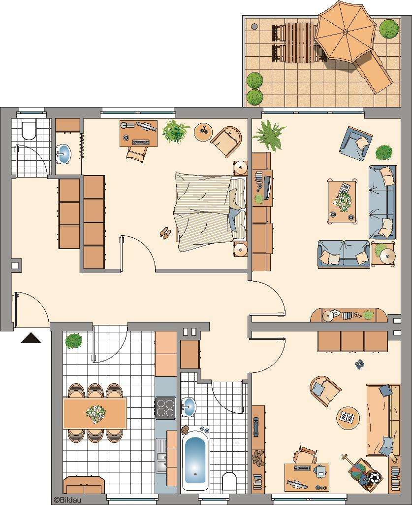 Thumbnail-Wohnung zum Mieten in Stolberg 809,00 € 87.23 m²