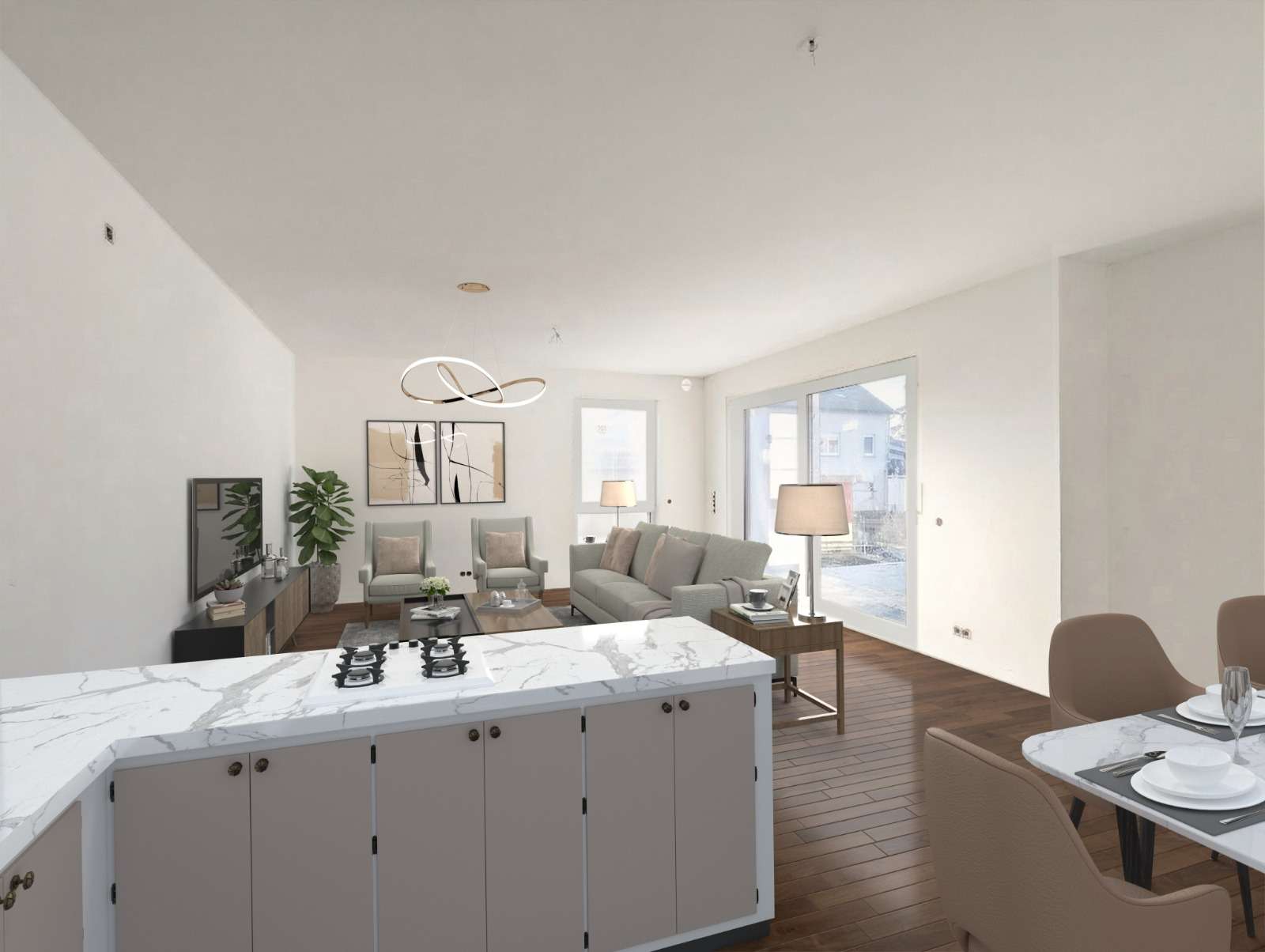 Thumbnail-Wohnung zum Mieten in Neu-Anspach 1.290,00 € 99 m²