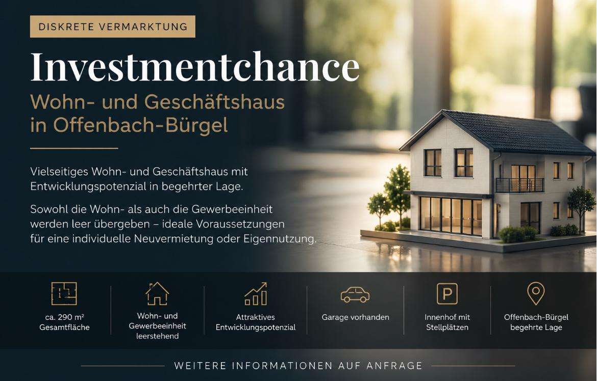 Thumbnail-Haus zum Kaufen in Offenbach Bürgel 499.000,00 € 290 m²