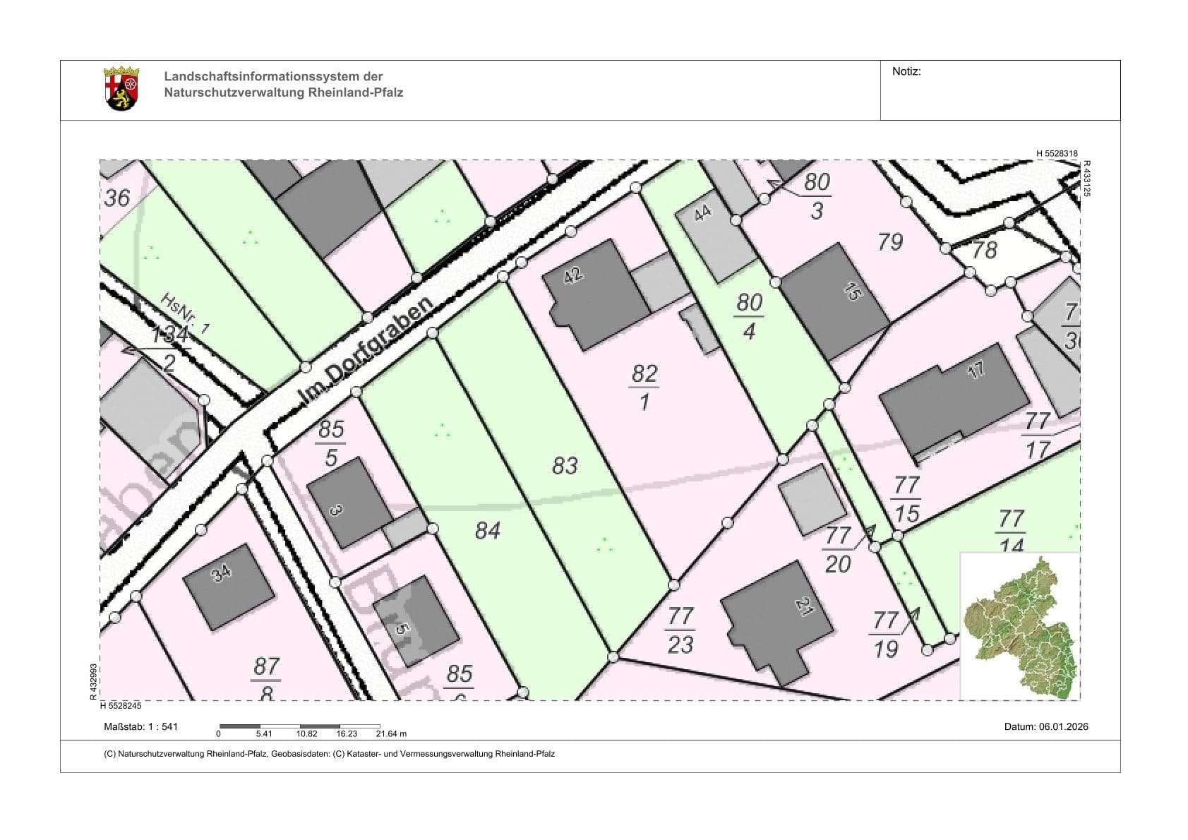 Thumbnail-Grundstück zu verkaufen in Engelstadt 349.000,00 € 1253 m²