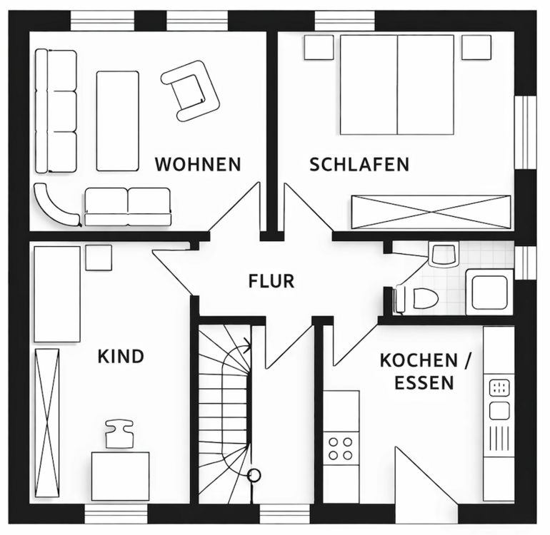 Thumbnail-Wohnung zum Mieten in Siegen 693,00 € 69.33 m²