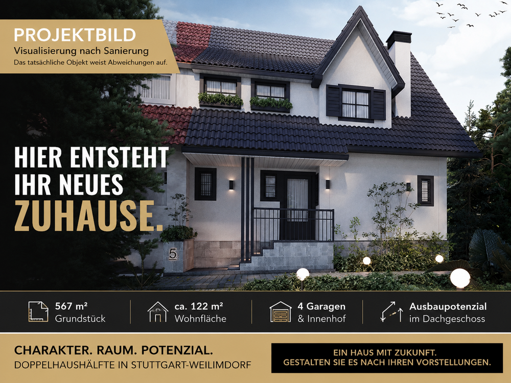 Thumbnail-Haus zum Kaufen in Stuttgart - Weilimdorf 650.000,00 € 122 m²