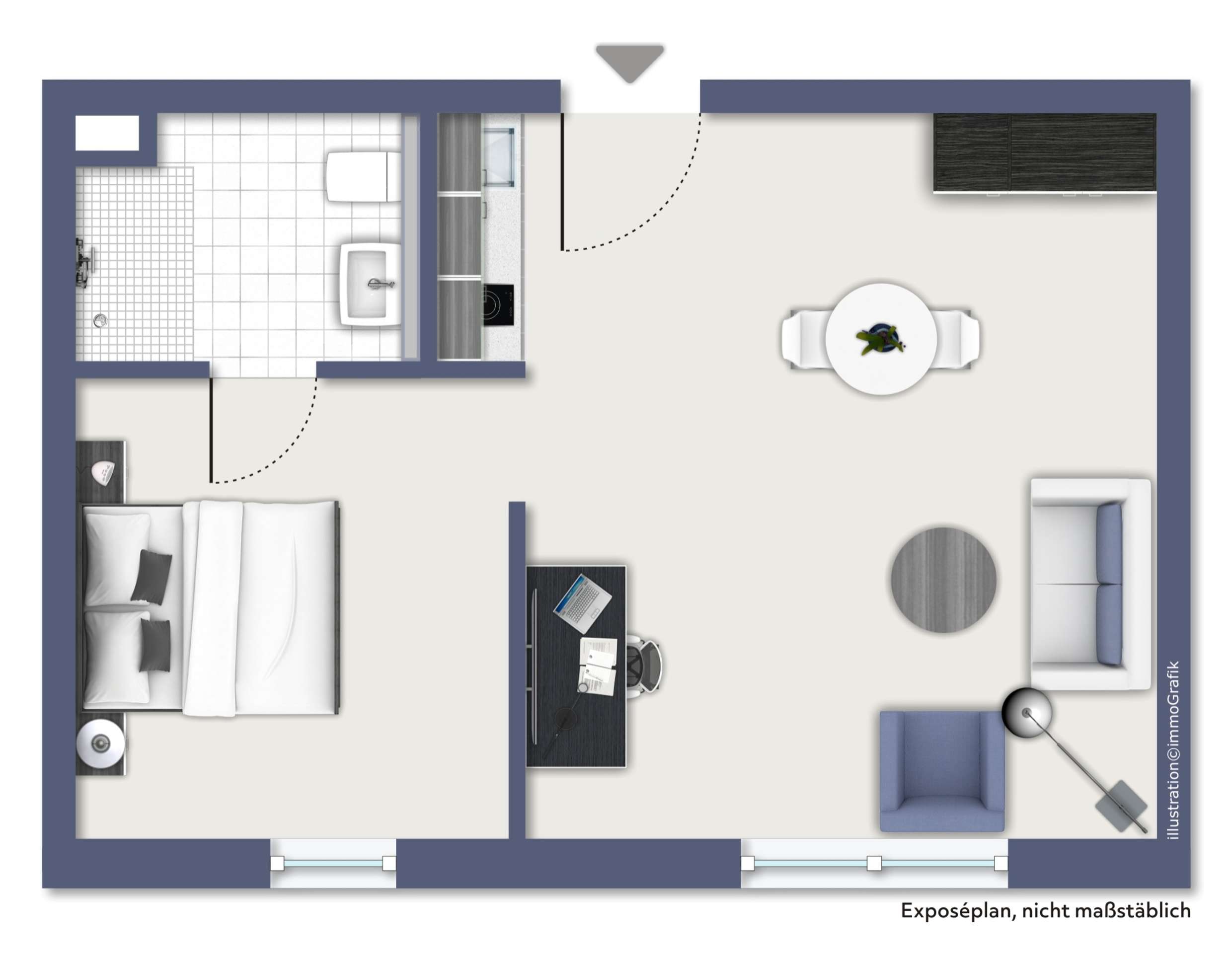Thumbnail-Wohnung zum Mieten in Dortmund 872,25 € 53.55 m²