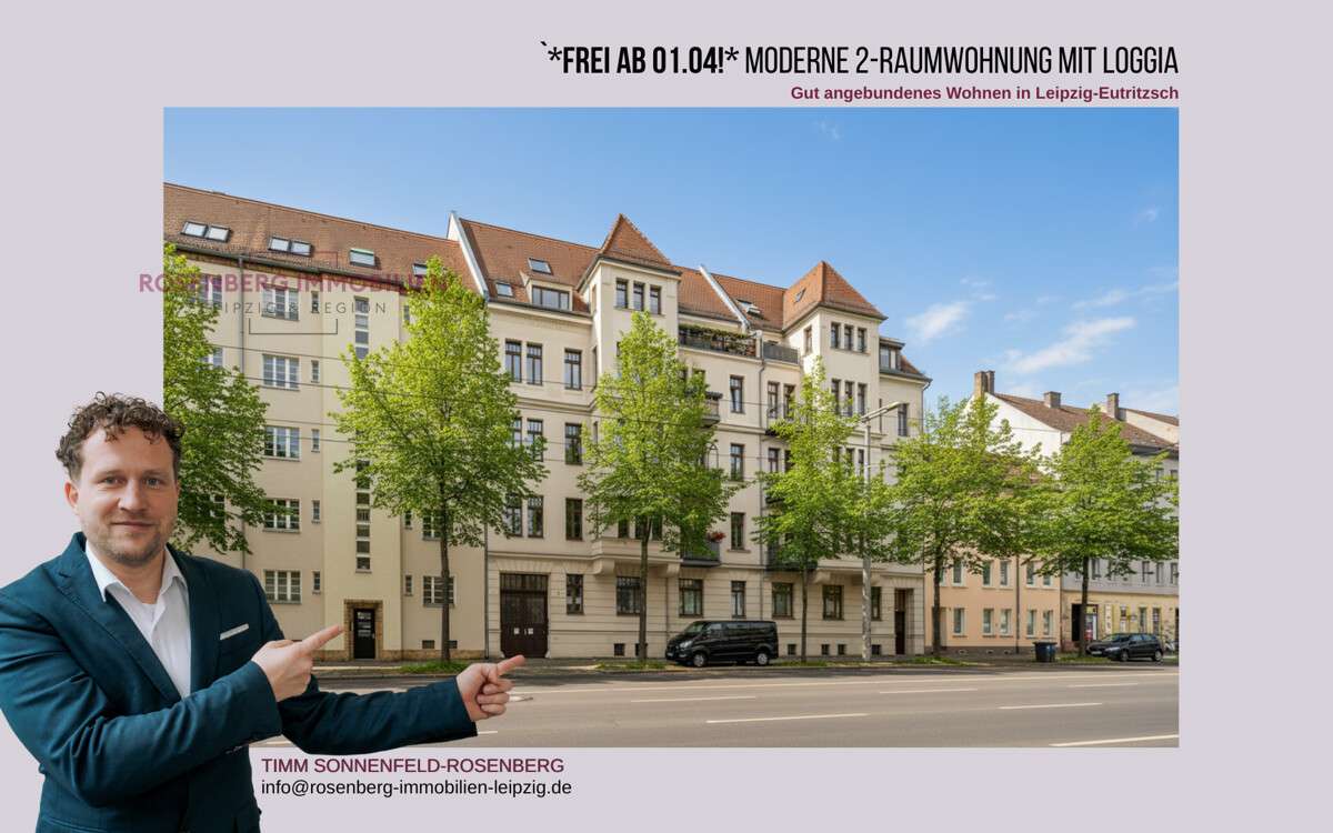 Thumbnail-Wohnung zum Mieten in Leipzig Eutritzsch 699,00 € 64.9 m²