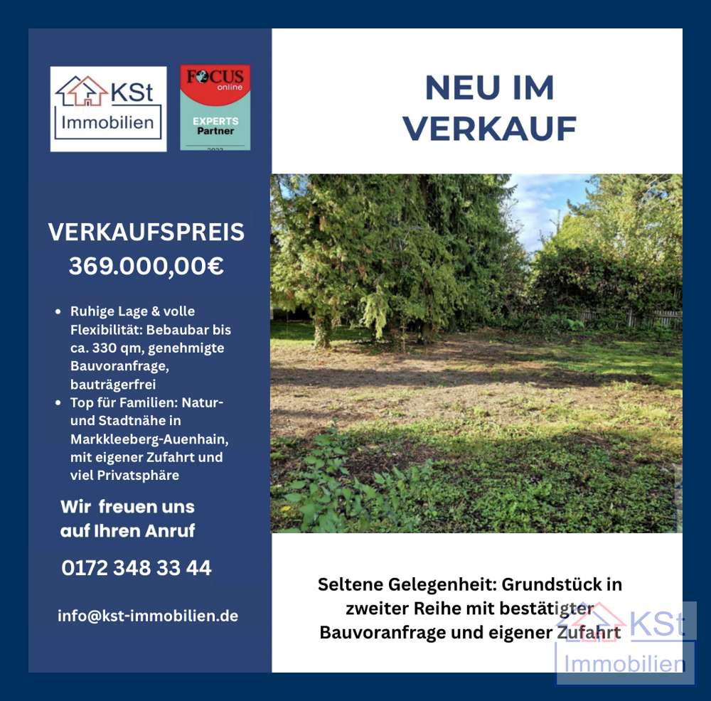 Thumbnail-Grundstück zu verkaufen in Markkleeberg Auenhain 369.000,00 € 692 m²