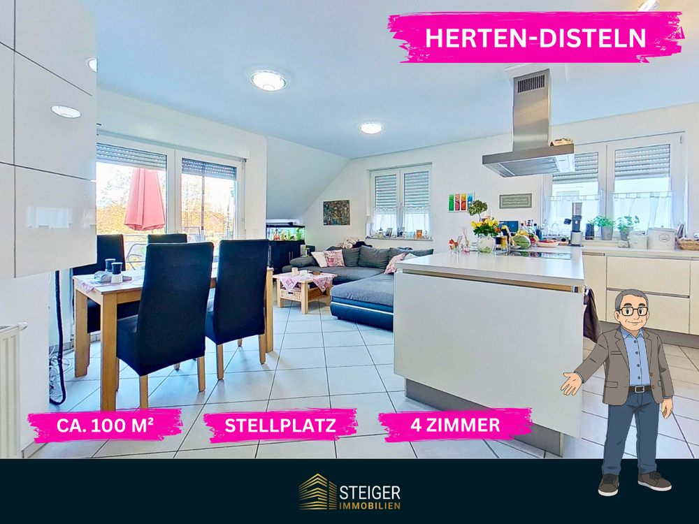 Thumbnail-Wohnung zum Kaufen in Herten 179.000,00 € 76.7 m²