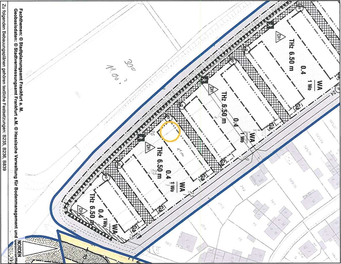 Thumbnail-Grundstück zu verkaufen in Frankfurt am Main 630.000,00 € 629 m²