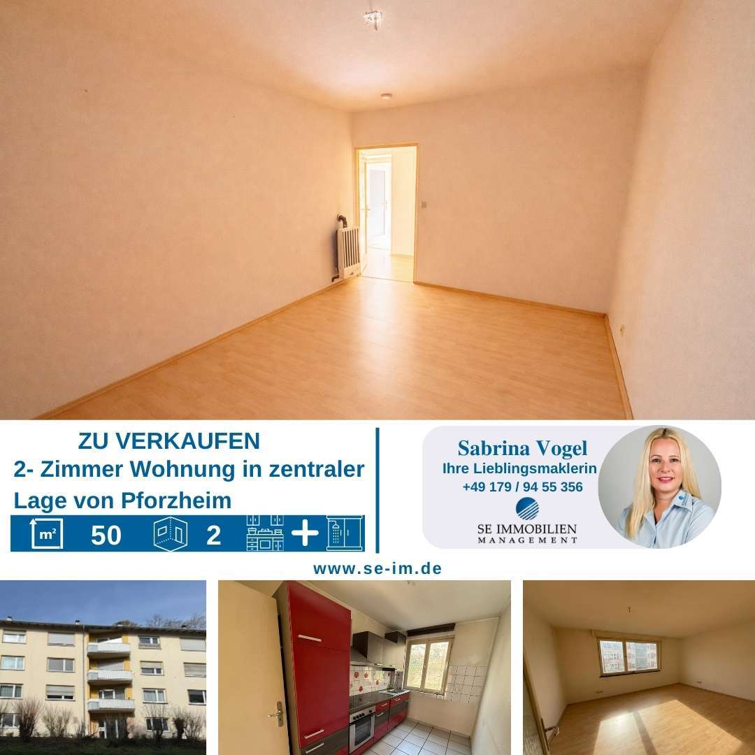 Thumbnail-Wohnung zum Kaufen in Pforzheim 119.000,00 € 50.62 m²