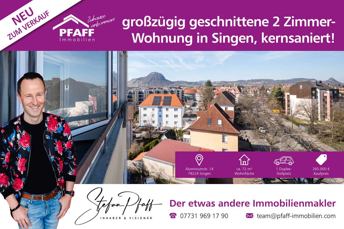Thumbnail-Wohnung zum Kaufen in Singen 265.000,00 € 72 m²
