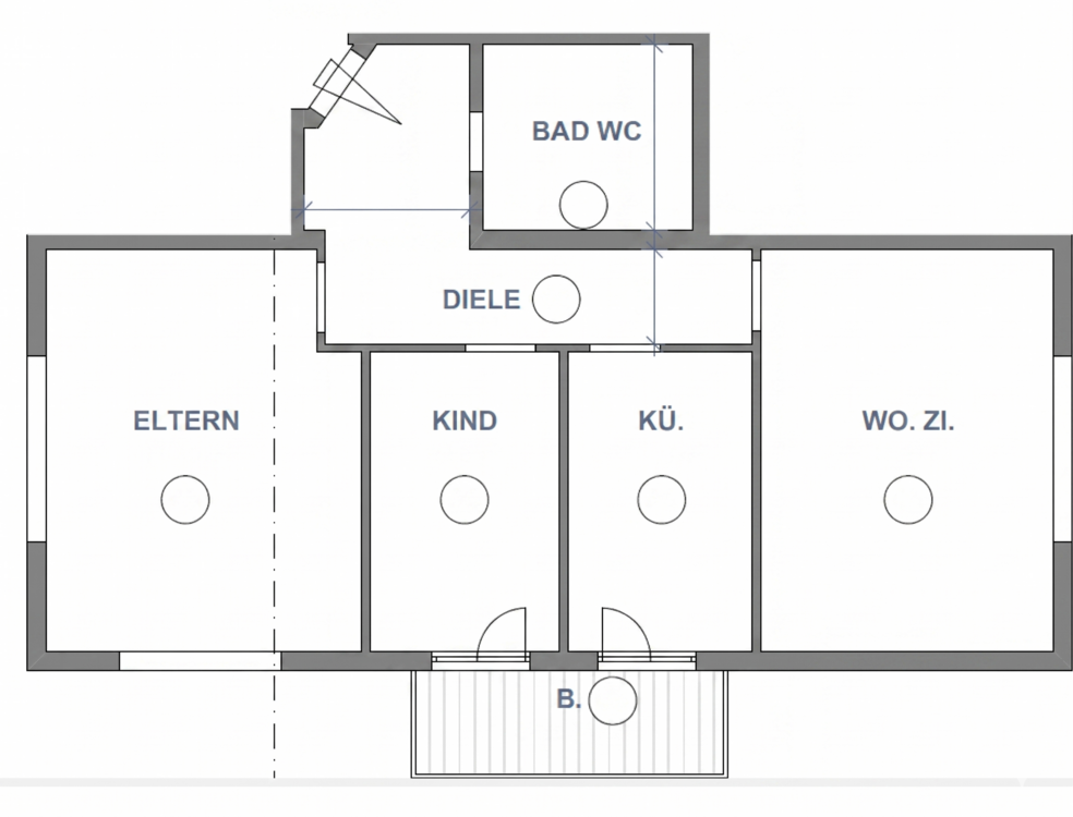 Thumbnail-Wohnung zum Kaufen in Pforzheim 250.000,00 € 75 m²