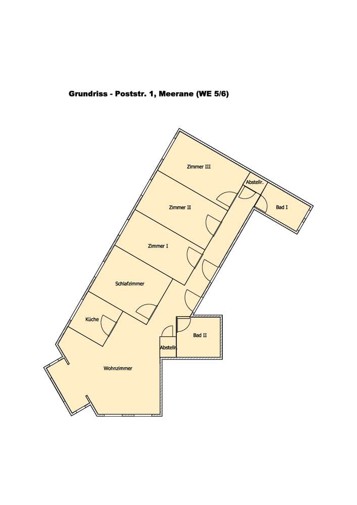Thumbnail-Wohnung zum Mieten in Meerane 680,00 € 114 m²