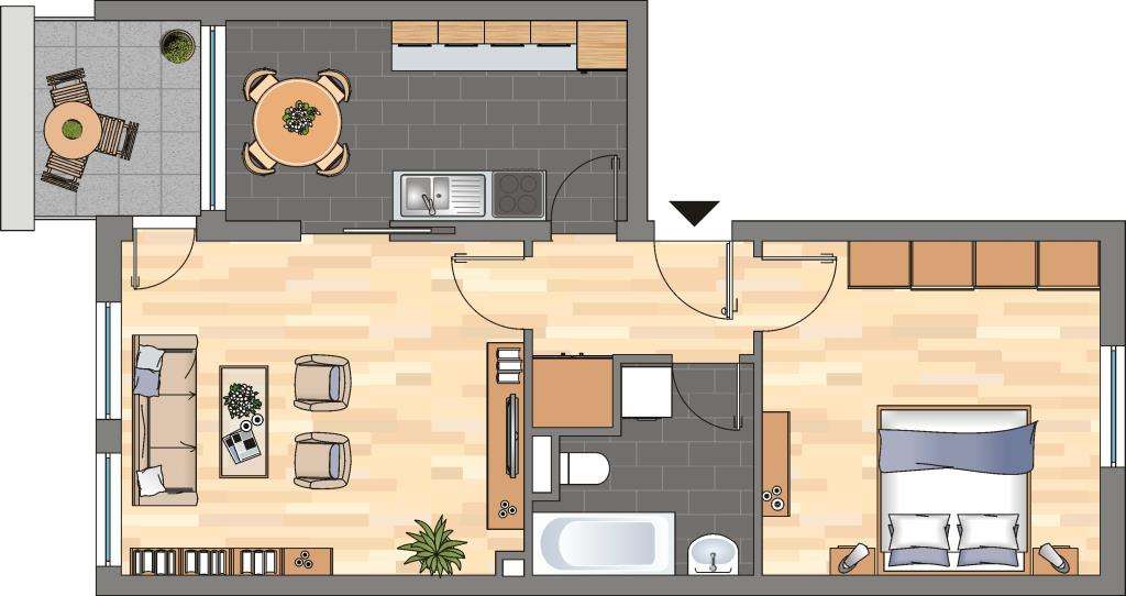 Thumbnail-Wohnung zum Mieten in Worms 559,00 € 56.52 m²
