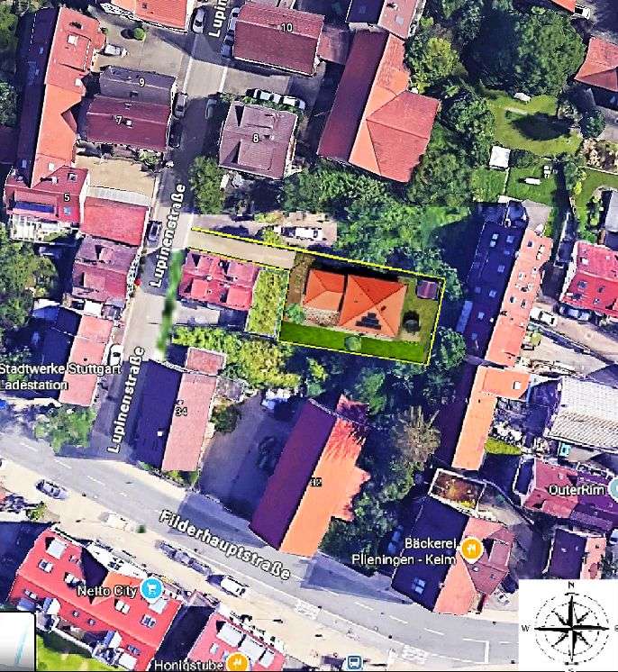 Thumbnail-Grundstück zu verkaufen in Stuttgart Plieningen 379.000,00 € 415 m²