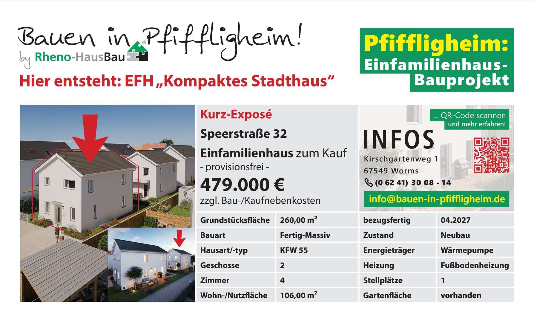 Thumbnail-Haus zum Kaufen in Worms 479.000,00 € 106 m²
