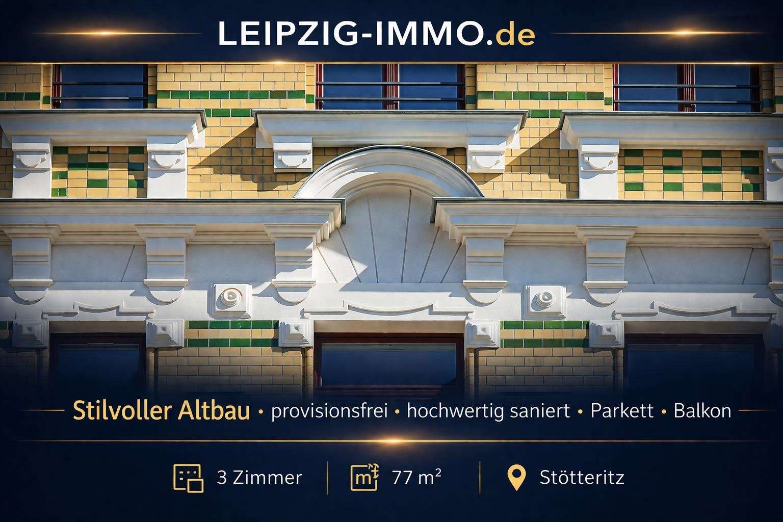 Thumbnail-Wohnung zum Kaufen in Leipzig 279.000,00 € 77.14 m²