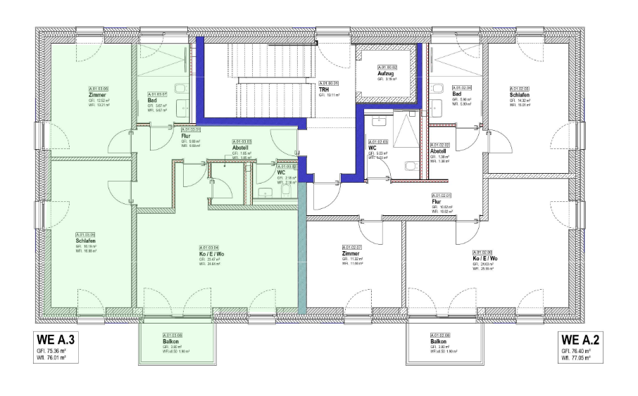 Thumbnail-Wohnung zum Mieten in Minden 1.026,00 € 76 m²