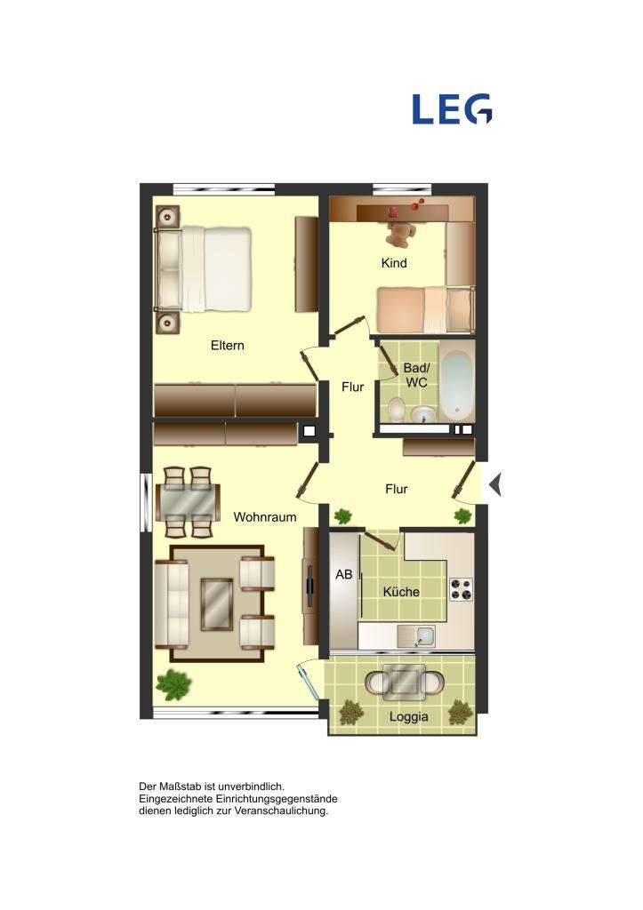 Thumbnail-Wohnung zum Mieten in Barntrup 459,00 € 68 m²