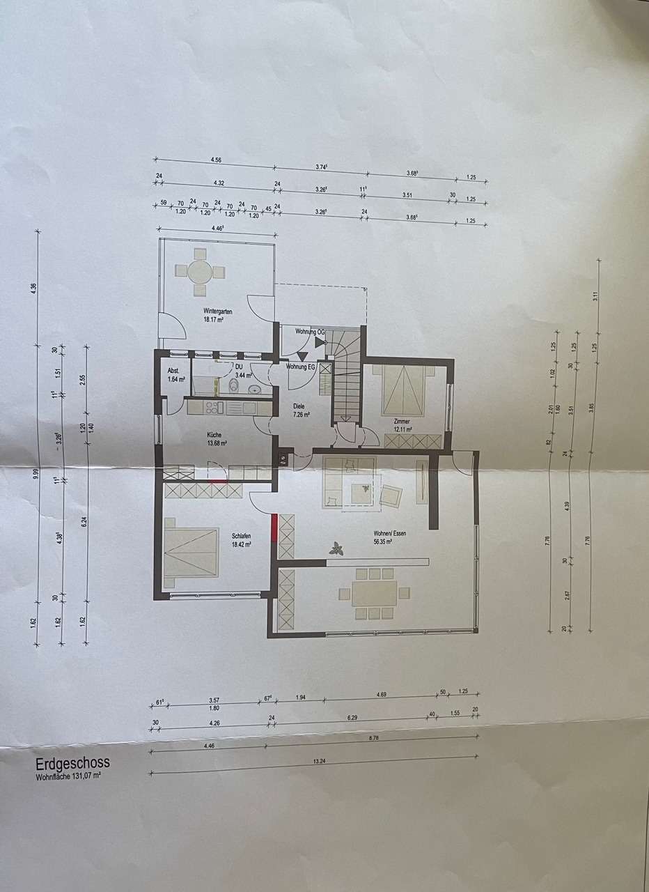 Thumbnail-Wohnung zum Mieten in Cochem 975,00 € 121 m²