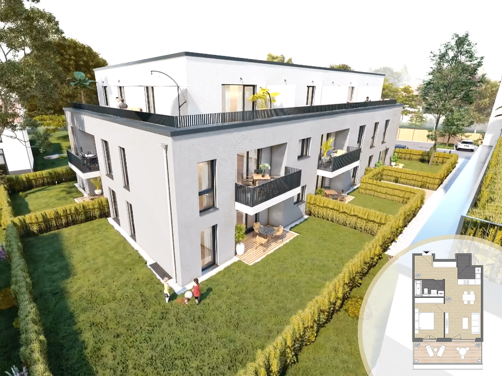 Thumbnail-Wohnung zum Kaufen in Hattersheim am Main 355.000,00 € 60.3 m²
