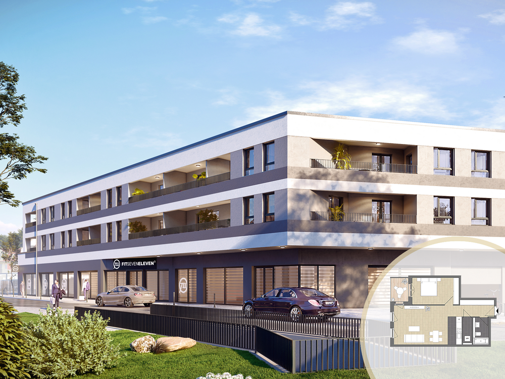 Thumbnail-Wohnung zum Kaufen in Hattersheim am Main 347.500,00 € 62.1 m²