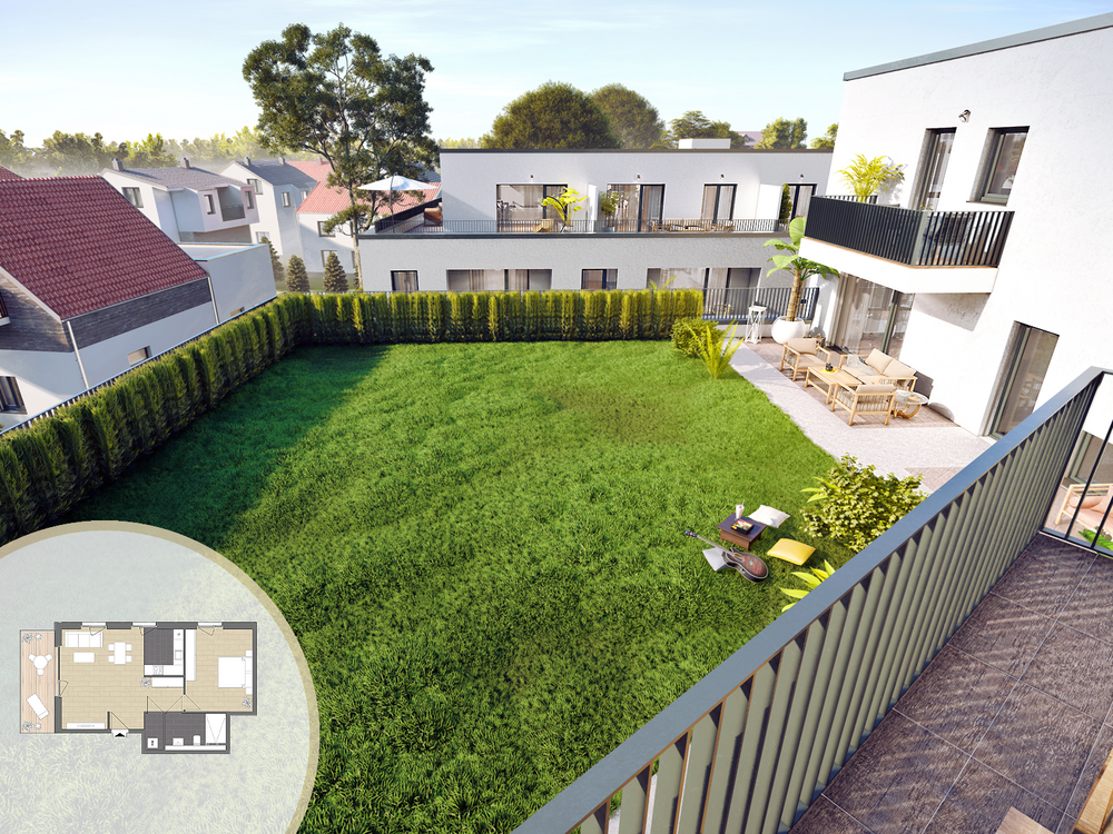 Thumbnail-Wohnung zum Kaufen in Hattersheim am Main 399.000,00 € 72.7 m²