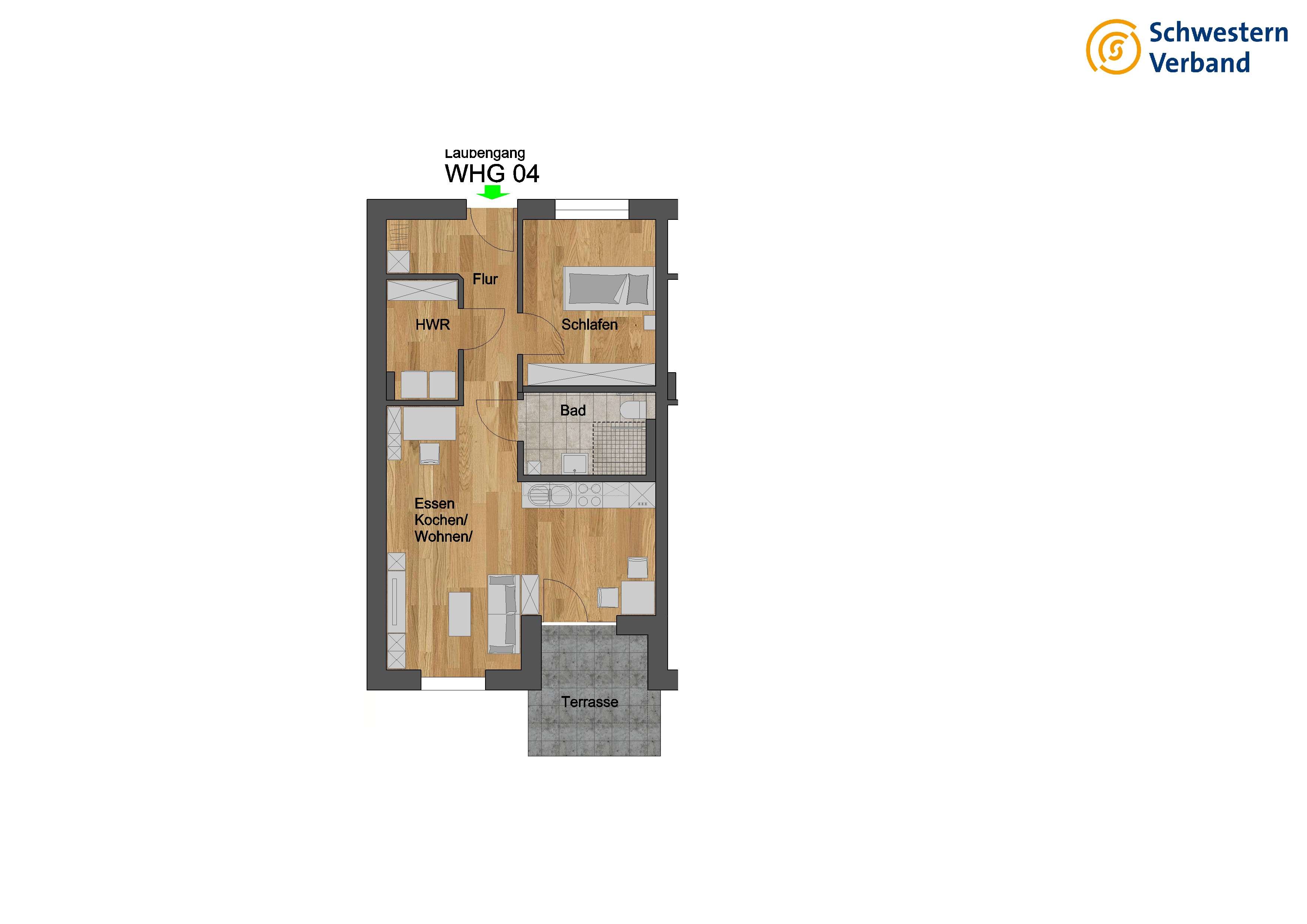 Thumbnail-Wohnung zum Mieten in Külsheim 716,00 € 60.92 m²