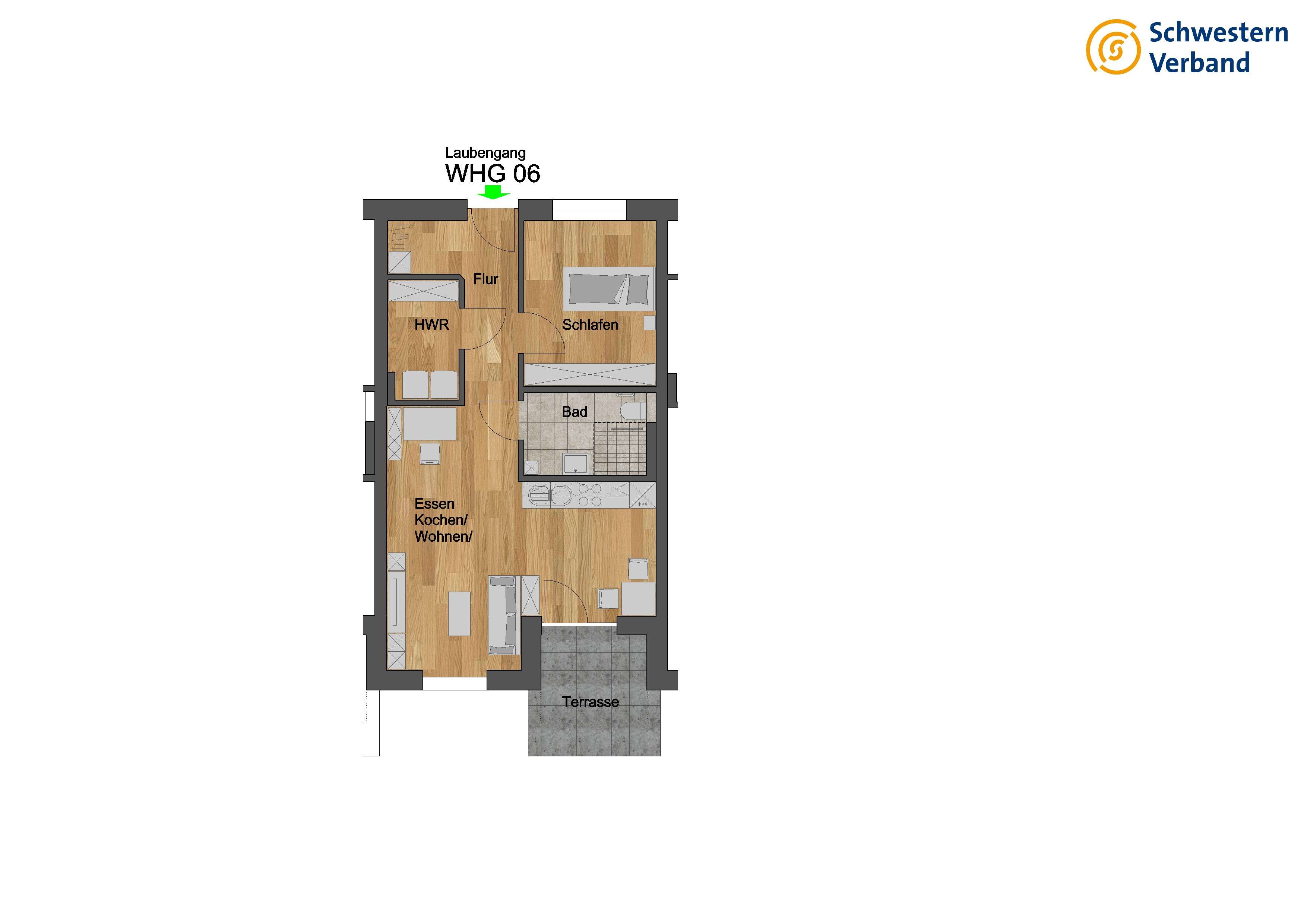 Thumbnail-Wohnung zum Mieten in Külsheim 716,00 € 60.92 m²