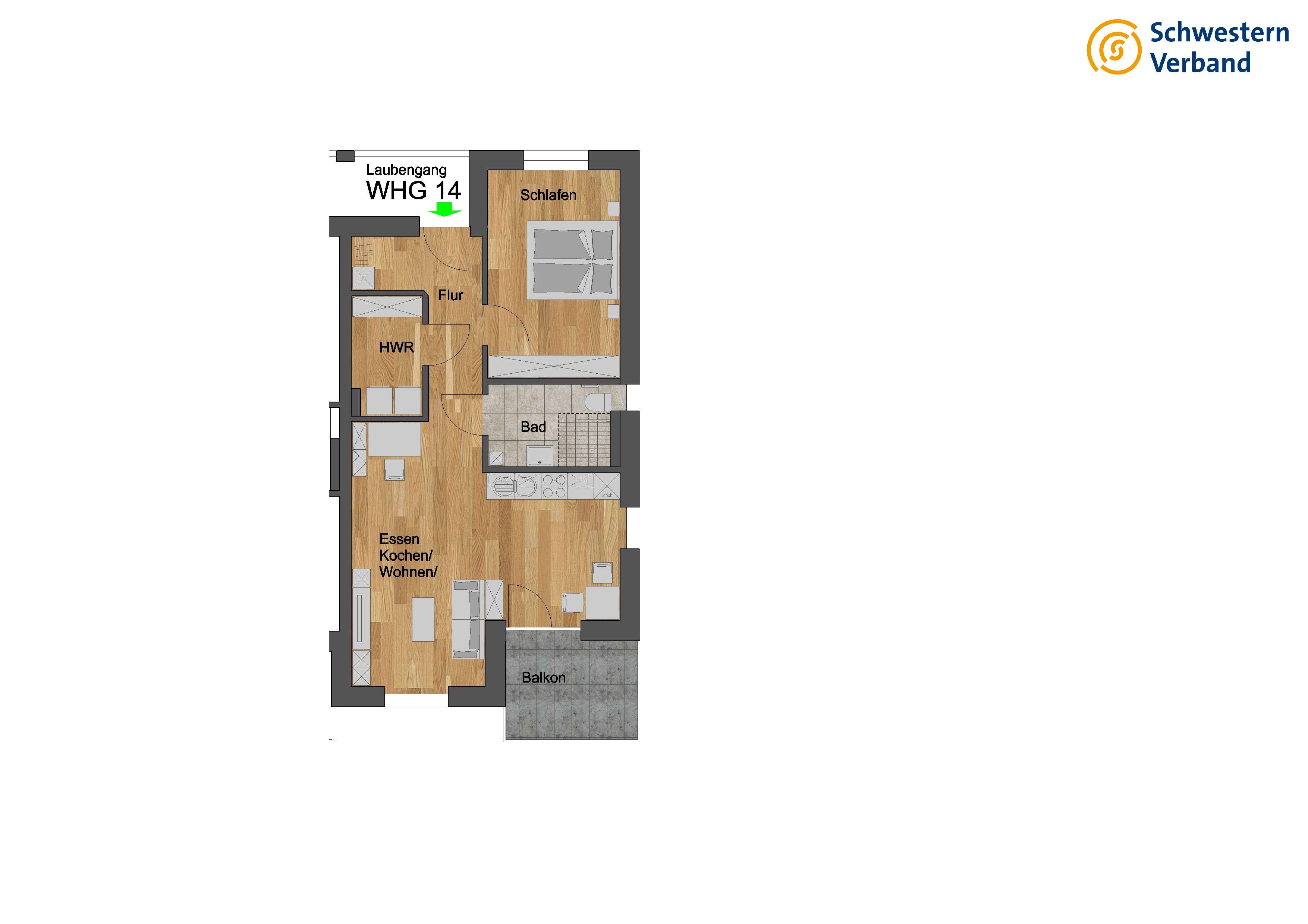 Thumbnail-Wohnung zum Mieten in Külsheim 758,00 € 64.5 m²