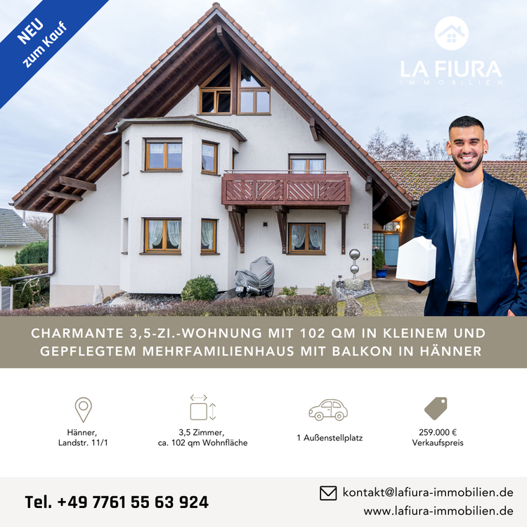 Thumbnail-Wohnung zum Kaufen in Murg 259.000,00 € 101.9 m²