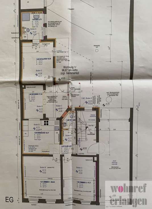 Thumbnail-Wohnung zum Mieten in Erlangen 1.590,00 € 99 m²