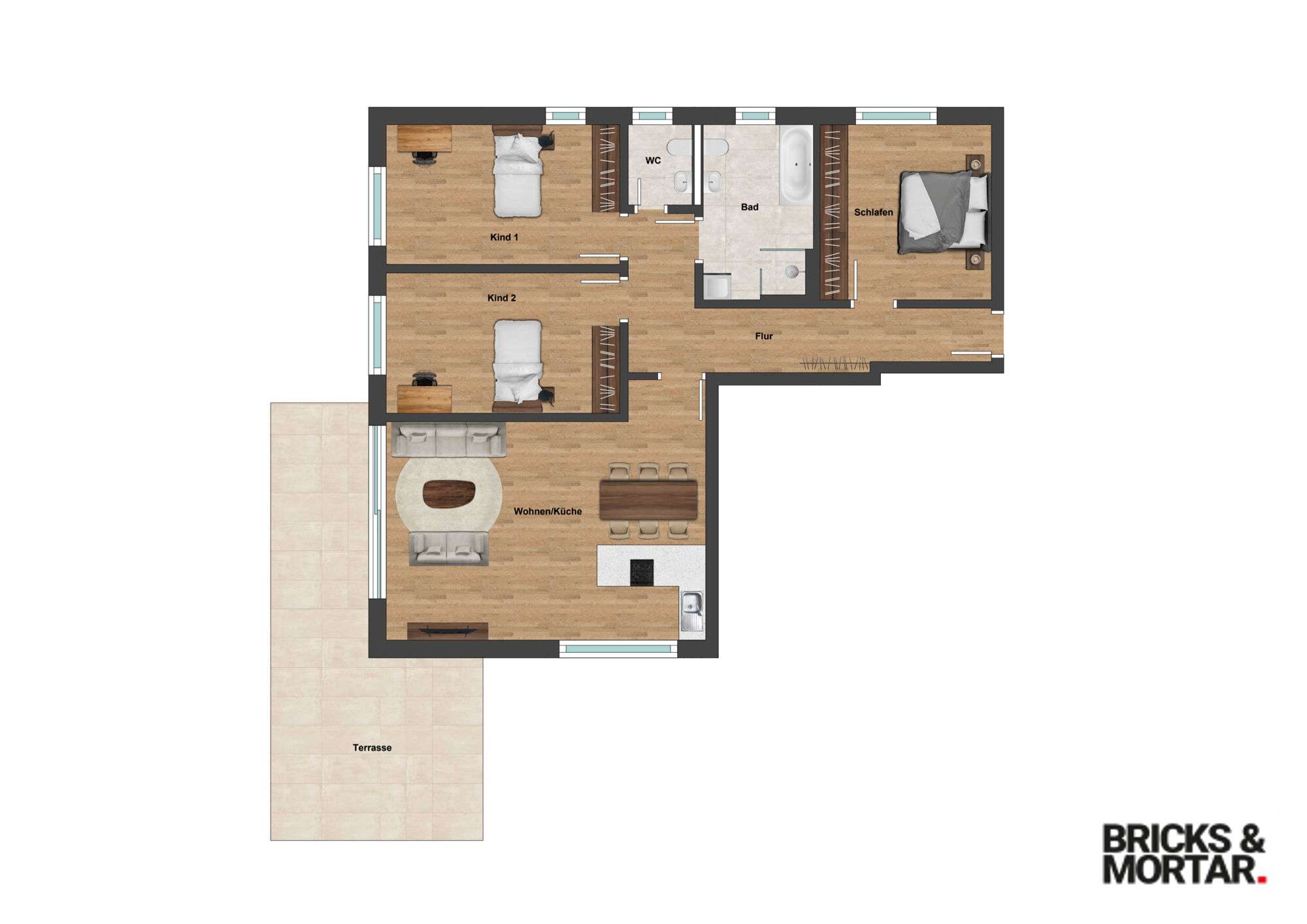 Thumbnail-Wohnung zum Kaufen in Augsburg 999.000,00 € 121.89 m²