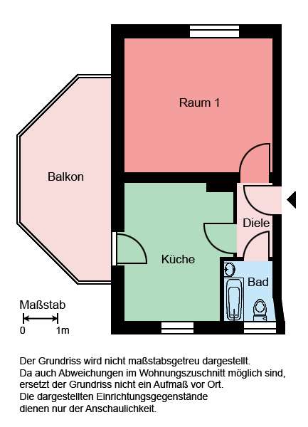 Thumbnail-Wohnung zum Mieten in Herne 359,00 € 38.71 m²